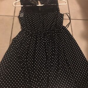 Forever 21 Black polkadot dress